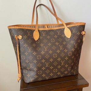 Popular Authentic Louis Vuitton Monogram Neverfull MM
